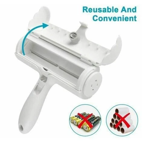 Brosse Anti Poils-Chien Chat Animaux-Enleve Poils-Brosse De Nettoyage, Epilateur-Reutilisable Rouleau A Ramasse De Poils(Rou – Image 5