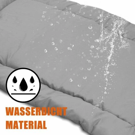 SVKBJROY Lit Pour Chien Imperméable Et Pliable, Facile à Nettoyer, Tapis Pour Chien En Tissu Oxford Durable, Adapté Aux Canapés, Aux Caisses, Etc. Convient à Un Usage Extérieur, 90x60 Cm (Bleu) – Image 2