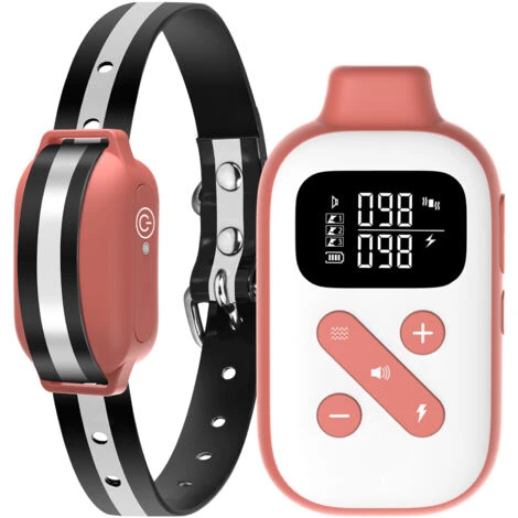 Collier De Choc De Dressage Pour Chien Avec Telecommande 1000 M Etanches Rechargeables Avec 3 Modes De Dressage, Verrouillage De Securite Pour Toutes Les Races, Tailles