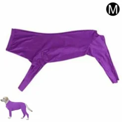 SEENLIN Chirurgie Pour Chien Vetements A Manches Longues Costume Pour Chien Costume De Recuperation, Mauve M - Mauve M