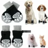 Chaussettes Pour Chien Antidérapantes Avec Protection Des Griffes Pour Chien, Chaussettes Pour Chien, Contrôle De La Traction, Vêtements D'intérieur, Adaptées Aux Chiens Et Chats De Petite à Très Gran