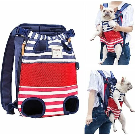 Sac Ventral Chien Voyage Sac De Transport Chien Ventral Sac à Dos Pour Petit Chien 12KG Maximum
