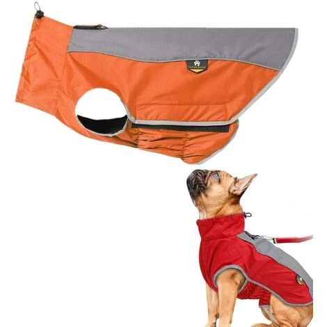 1 Pièce Manteau Chien Avec Harnais Respirant Manteau De Pluie Pour Chien Facile À Porter Manteau Chien Avec Harnais Pour Protégez Le Chien De La Pluie Marcher Dehors Orange,XS