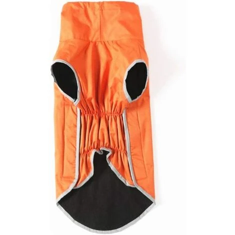 1 Pièce Manteau Chien Avec Harnais Respirant Manteau De Pluie Pour Chien Facile À Porter Manteau Chien Avec Harnais Pour Protégez Le Chien De La Pluie Marcher Dehors Orange,XS – Image 5