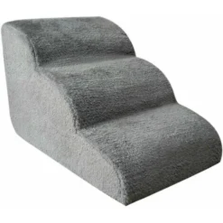 Escalier Pour Chien Rampe Antiderapante Pour Animaux De Compagnie Escaliers Rampe Pour Chien Pour Lit Marches Pour Chien De Compagnie 3 Niveaux Escaliers De Formation Amovibles Et Lavables, Modele : G