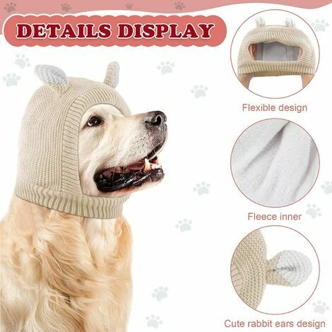 LOST Oreilles Silencieuses Pour Chiens, Cache-oreilles Pour Chien, Protection Contre Le Bruit, Chapeau Pour Chien, Oreilles Pour Animaux De Compagnie, Cache-oreilles Chauds Pour Chien, Chapeau D - 11A – Image 2