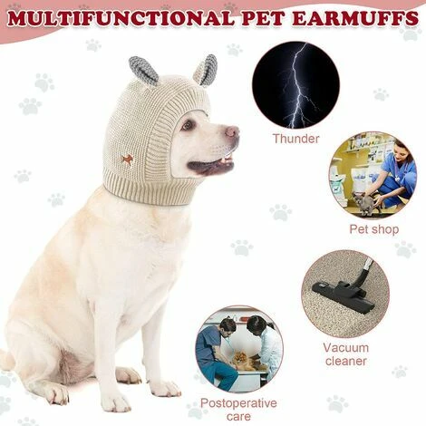 LOST Oreilles Silencieuses Pour Chiens, Cache-oreilles Pour Chien, Protection Contre Le Bruit, Chapeau Pour Chien, Oreilles Pour Animaux De Compagnie, Cache-oreilles Chauds Pour Chien, Chapeau D - 11A – Image 4