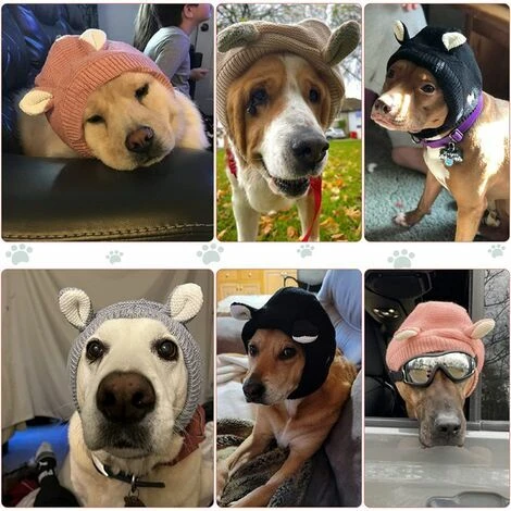LOST Oreilles Silencieuses Pour Chiens, Cache-oreilles Pour Chien, Protection Contre Le Bruit, Chapeau Pour Chien, Oreilles Pour Animaux De Compagnie, Cache-oreilles Chauds Pour Chien, Chapeau D - 11A – Image 5