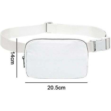 Femmes Hommes Mode Sac De Taille Petit Sac De Ceinture Avec Sangle Réglable Sac De Taille De Mode, Voyage Et Randonnée – Image 2