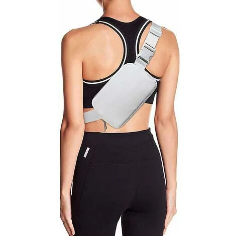 Femmes Hommes Mode Sac De Taille Petit Sac De Ceinture Avec Sangle Réglable Sac De Taille De Mode, Voyage Et Randonnée – Image 3