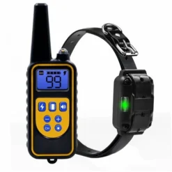 Collier De Dressage Pour Chien, Collier Electrique Pour Chien Étanche Rechargeable, Télécommande 300 M