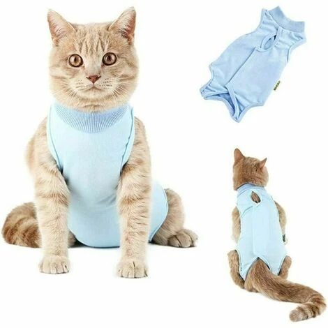 Vêtements De Récupération Chirurgicale Pour Chat Gilet De Blessure Médicale Protection Anti-fuite Pour Chien Chat Petit Animal M