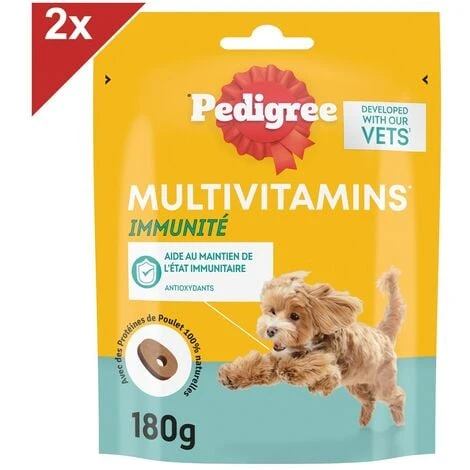 PEDIGREE Aliments Complémentaires Immunité Pour Chien 2x180g