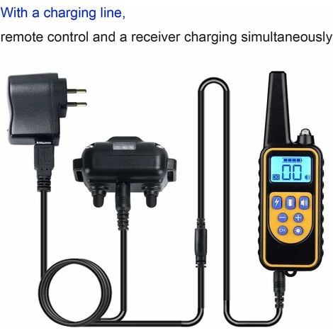 Collier De Dressage Pour Chiens Meloive Avec 99 Niveaux De Mode Vibration, Choc Électrique Et Sonore, Rechargeable Et Étanche IP67 Avec Une Distance De 800m. – Image 3