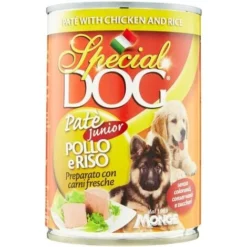 Monge Special Dog Pate Junior Poulet Et Riz En Boîte Format 400gr