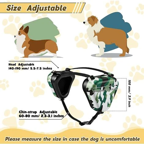Cache-oreilles De Protection Contre Le Bruit Des Chiens, Casque Antibruit Pour Chiens Protection Auditive, Feux D’artifice – Image 2