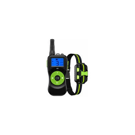 Collier De Dressage Pour Chien Rechargeable, Portée De 1000 M, Avec Mode Vibration, Son, Choc électrique Et Lumière, Collier étanche IPX67. Collier, Harnais Et Laisse De Dressage Et D'éducation Pour C – Image 2