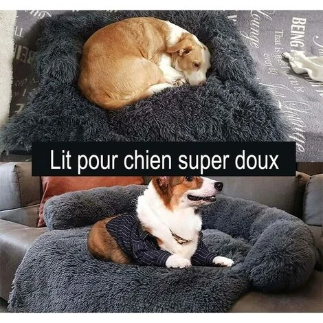 Lit Pour Chien, Canapé Coussin Pour Chien, Panier Chien Dehoussable, Matelas Pour Chien Avec Fond Antidérapant, Matelas Confortable Pour Chien Adapté Au Canapé, Au Lit, Au Sol-90x85x16cm – Image 5