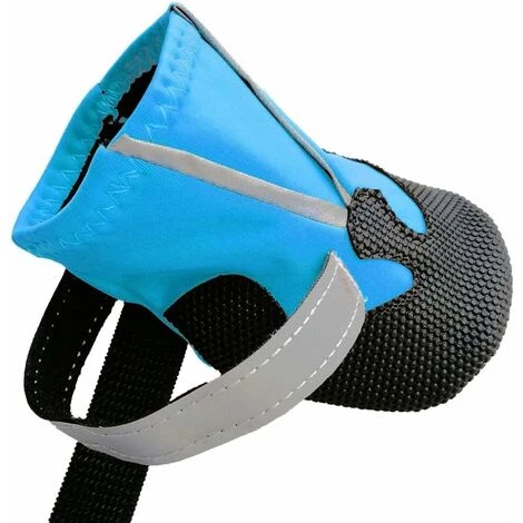 Bottes Chien, 4pcs Chaussures Chien Imperméable Avec Sangles Antidérapante Réfléchissante, Bottes De Protection Pour Chien Pour Chiot Petits Moyens Chiens (L, Bleu) – Image 4