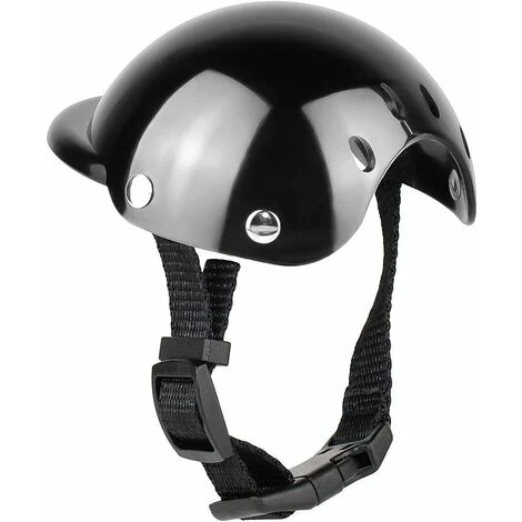 M-Casque De Chien Casque De Moto Pour Animaux De Compagnie Casquette De Sécurité Pour Chien Chat Vélo Cyclisme Casques De Chien Pour Motos Chapeau De Chien Pour Vélo Petite Taille – Image 4