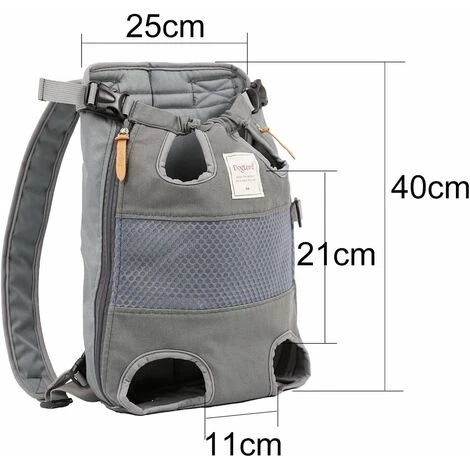 Rayures Rouges Et Bleues-Sac De Transport Pour Animaux Chien, Sac à Dos Pour Chien, Sac à Dos De Transport, Transport Sac à Dos Pour Animaux De Compagnie Jpour Marche Randonnée Vélo Et Support Moto Ju – Image 3