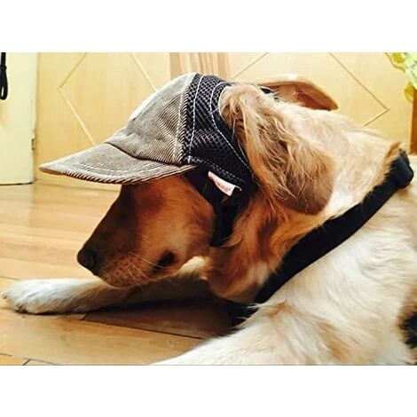 Bleu, L-Casquette Tendance Pour Chien, Protection Du Soleil En été, Pour Chiens Petits, Moyens Et Grands – Image 5