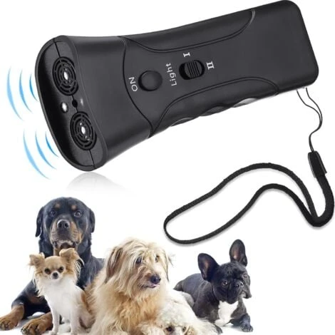 Dog Repeller Trainer Répulsif Pour Chien à Double Canal Outil De Dressage De Chien Portable à Ultrasons Pour éviter Les Aboiements De Chien Pour Le Dressage Et La Marche Des Chiens