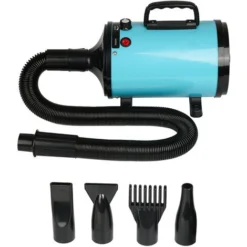Sèche-Cheveux Pour Chien De Compagnie, Pour Chiens Chats Animaux , ABS, Fiche Standard ,Bleu - 33x17x(80-250cm)