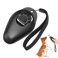 Clicker De Dressage Pour Chien - Renforçateur De Comportement Positif Pour Animaux De Compagnie - Chiots Et Adultes De Tous âges - Pour La Récompense Et Le Dressage - Sifflet Pour Chien Inclus (noir)