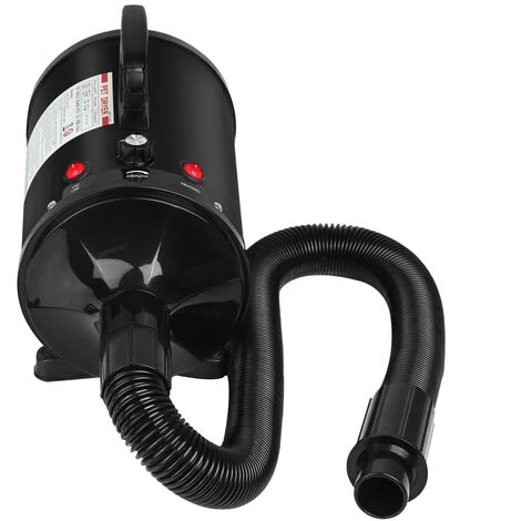 GUOYIHUA® Sèche-Cheveux Pour Chien Sèche-Cheveux Pour Animaux De Compagnie Sèche-Cheveux 2800W / 3,8HP, Sèche-Cheveux Pour Chien De Compagnie, Avec 4 Buses Différentes, Noir – Image 3