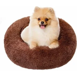 Corbeille Et Panier Pour Chien Panier Rond Chien Coussin Chat Panier Donut, Panier Chien Lit Pour Chat Chien Extra-Doux Confortable Et Mignon, Coussin Pour Chats Et Petits Chiens De Taille Moyenne, 80