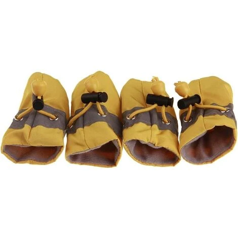 Chaussettes Et Chaussures Pour Chien 4 Chaussures De Pluie Pour Chien, Bottes De Pluie Couvre-chaussures Imperméables Souples Antidérapantes Design Réfléchissant Pour Chiens Chiots Animal Domestique (
