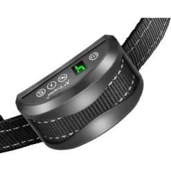 Collier Anti-aboiement Chien - 3 Modes Choc Électrique/Vibration/Sensibilité Aide Au Dressage Inoffensif Automatique IP65 Batterie Rechargeable Sangle Reflechissant Réglable Pour Petit Gros Chien