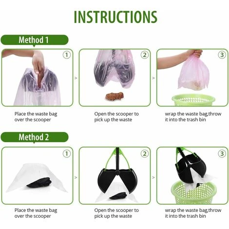 45 Cm - Portable - Pelle à Déjections Canines - Pour Chiens Et Chats - Avec Levier Facile à Utiliser Et Ressort Haute Pression Pelles Ramasse-crottes Pour Chiens – Image 4