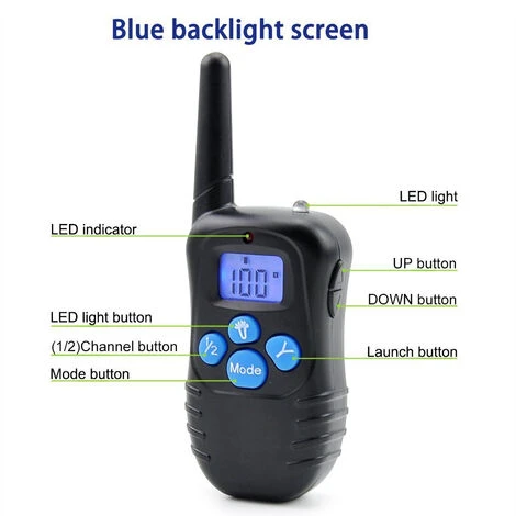 Collier De Dressage De Chien à Distance étanche Et Rechargeable Pour Chien Avec Bip Vibrant Collier De Dressage Obéissance De Chien électrique Pour Chiens De Toutes Tailles – Image 3