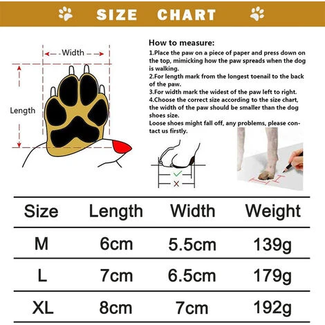 Bottes Pour Chiens Pour Chiens Chaussons Pour Chiens Antidérapants Et Imperméables Pour L'Extérieur, Chaussures Pour Chiens De Taille Moyenne À Grande Avec Semelle Robuste – Image 5