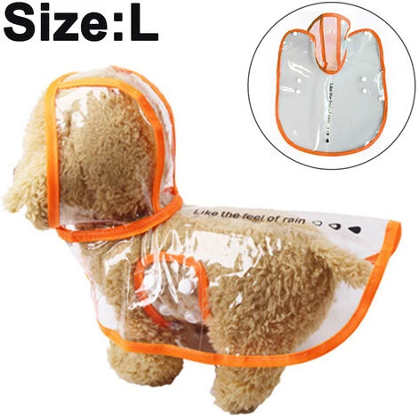Imperméable Pour Chien Avec Capuche Poncho Manteau De Pluie Transparent Pour Petits Chiens Imperméable Chiot Chats Animaux De Compagnie