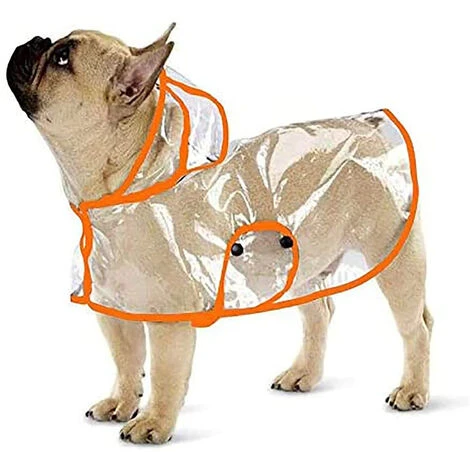 Imperméable Pour Chien Avec Capuche Poncho Manteau De Pluie Transparent Pour Petits Chiens Imperméable Chiot Chats Animaux De Compagnie – Image 2