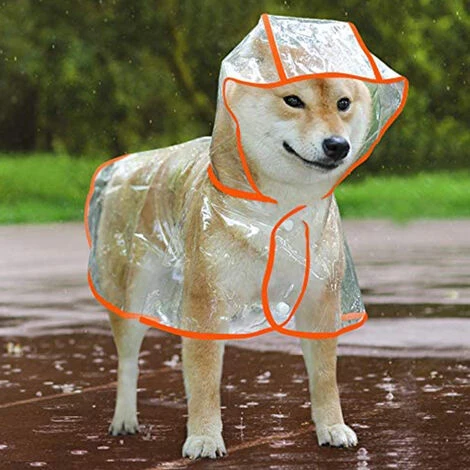 Imperméable Pour Chien Avec Capuche Poncho Manteau De Pluie Transparent Pour Petits Chiens Imperméable Chiot Chats Animaux De Compagnie – Image 3