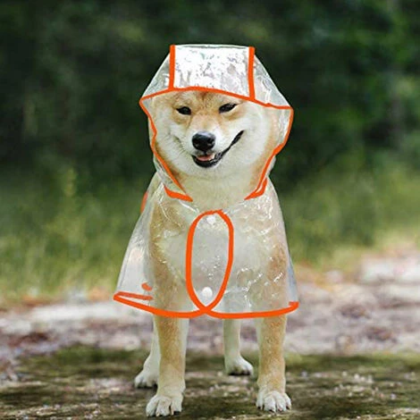 Imperméable Pour Chien Avec Capuche Poncho Manteau De Pluie Transparent Pour Petits Chiens Imperméable Chiot Chats Animaux De Compagnie – Image 4