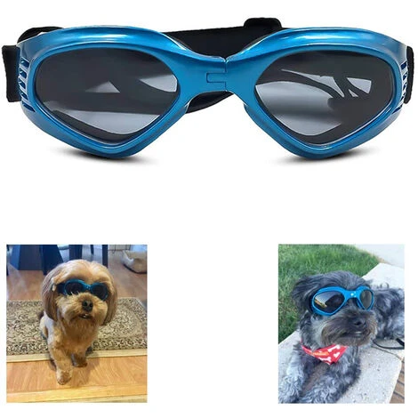 Lunettes De Soleil Pour Chien, Sangle Réglable Pour Lunettes De Soleil Uv, Protection Imperméable Pour Petits Et Moyens Chiens – Image 2