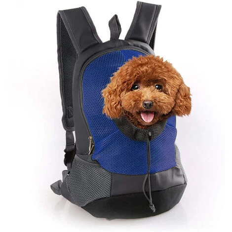 Sac À Dos Pour Animal De Compagnie, Sac Avant Pour Chien Et Chat Avec Tête Respirante Pour Petits Chiens De Taille Moyenne Pour Les Voyages, Les Randonnées En Plein Air – Image 2