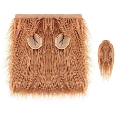 Chien Perruque Lion Crinière Chien Réaliste Lion Perruque Chien Lion