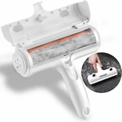 Brosse Anti Poils Animaux Chien Chat, Brosse Ramasse Enlève Poils, Magique Réutilisable Pour Poils, Rouleau à Poils D'animaux, épilateur(vêtements/canapé/Voiture/lit/Tapis),Rouge