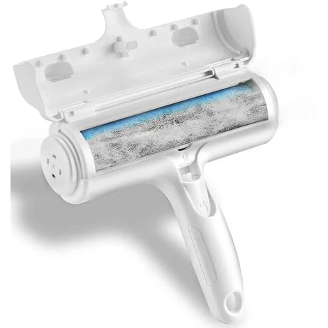 Venom Brosse Anti Poils Animaux Chat Chien, Brosse Ramasse Enlève Poils, Rouleau À Poils D'Animaux, Épilateur(Vêtements/Canapé/Voiture/Lit/Tapis)