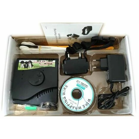 Cloture Electrique Pour Animaux, Système De Clôture Électronique Avec Imperméable Collier Anti-Fugue – Image 2