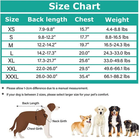Vêtements Chauds Pour Animaux De Compagnie En Automne Et En Hiver, Vêtements Anti-léchage Pour Chien Xxl – Image 4